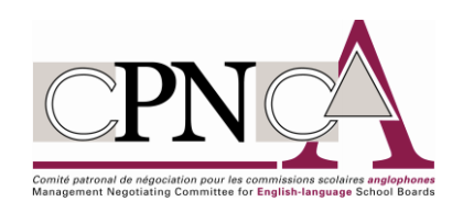 Comité patronal de négociation pour les commissions scolaires anglophones (CPNCA)